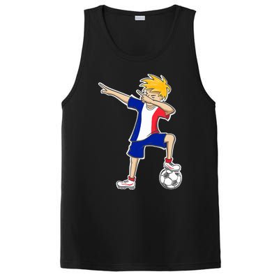 France Soccer Jersey Dabbing Boy French Flag PosiCharge Competitor Tank