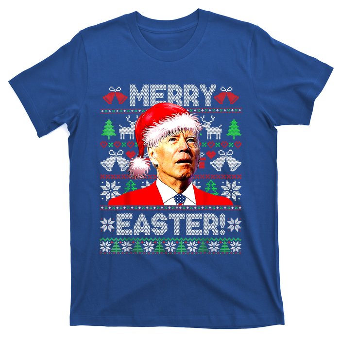 Funny Santa Joe Biden Happy Easter Ugly Christmas Sweater Great Gift T-Shirt