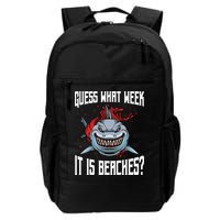 Funny Shark Joke Guess What Week It Is Sarcastic Party Beach Gift Backpack