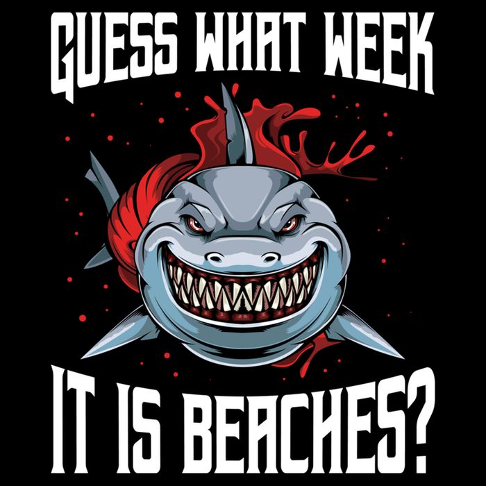 Funny Shark Joke Guess What Week It Is Sarcastic Party Beach Gift Wool Snapback Cap