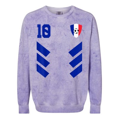 France Soccer Jersey France Football French Colorblast Crewneck Sweatshirt