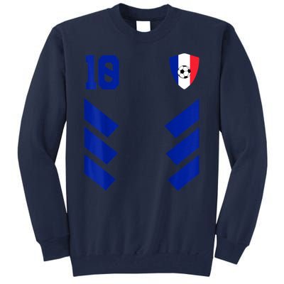 France Soccer Jersey France Football French Tall Sweatshirt