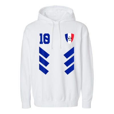 France Soccer Jersey France Football French Garment-Dyed Fleece Hoodie