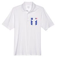 France Soccer Jersey France Football French Men's Origin Performance Pique Polo