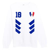 France Soccer Jersey France Football French Premium Crewneck Sweatshirt