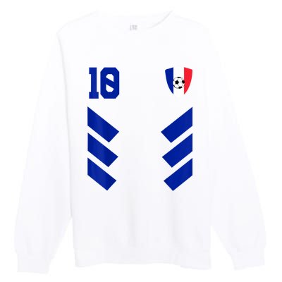 France Soccer Jersey France Football French Premium Crewneck Sweatshirt