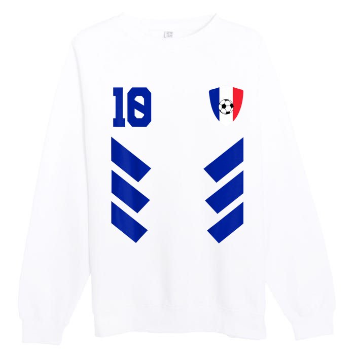 France Soccer Jersey France Football French Premium Crewneck Sweatshirt