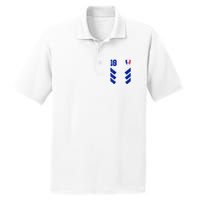 France Soccer Jersey France Football French PosiCharge RacerMesh Polo