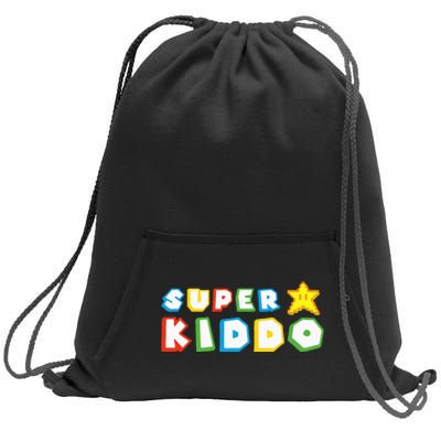 Funny Super Kiddo Humor Gaming Lovers Sweatshirt Cinch Pack Bag