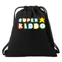 Funny Super Kiddo Humor Gaming Lovers Drawstring Bag