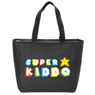 Funny Super Kiddo Humor Gaming Lovers Zip Tote Bag