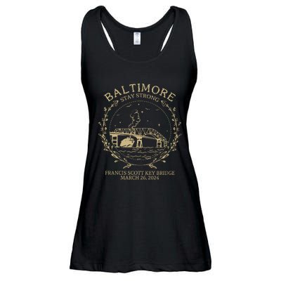 Francis Scott Key Bridge Collaps Ladies Essential Flowy Tank