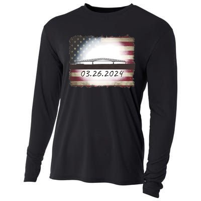 Francis Scott Key Bridge Collapse Baltimore Cooling Performance Long Sleeve Crew