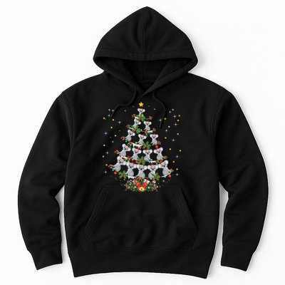 Funny Santa Koala Xmas Gift Koala Christmas Tree Long Sleeve Hoodie
