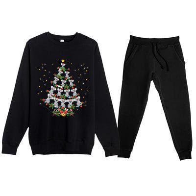 Funny Santa Koala Xmas Gift Koala Christmas Tree Long Sleeve Premium Crewneck Sweatsuit Set