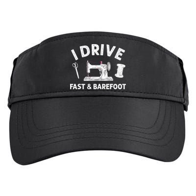 Funny Sewing Knitting Quilting For Sewer Quilter Adult Drive Performance Visor