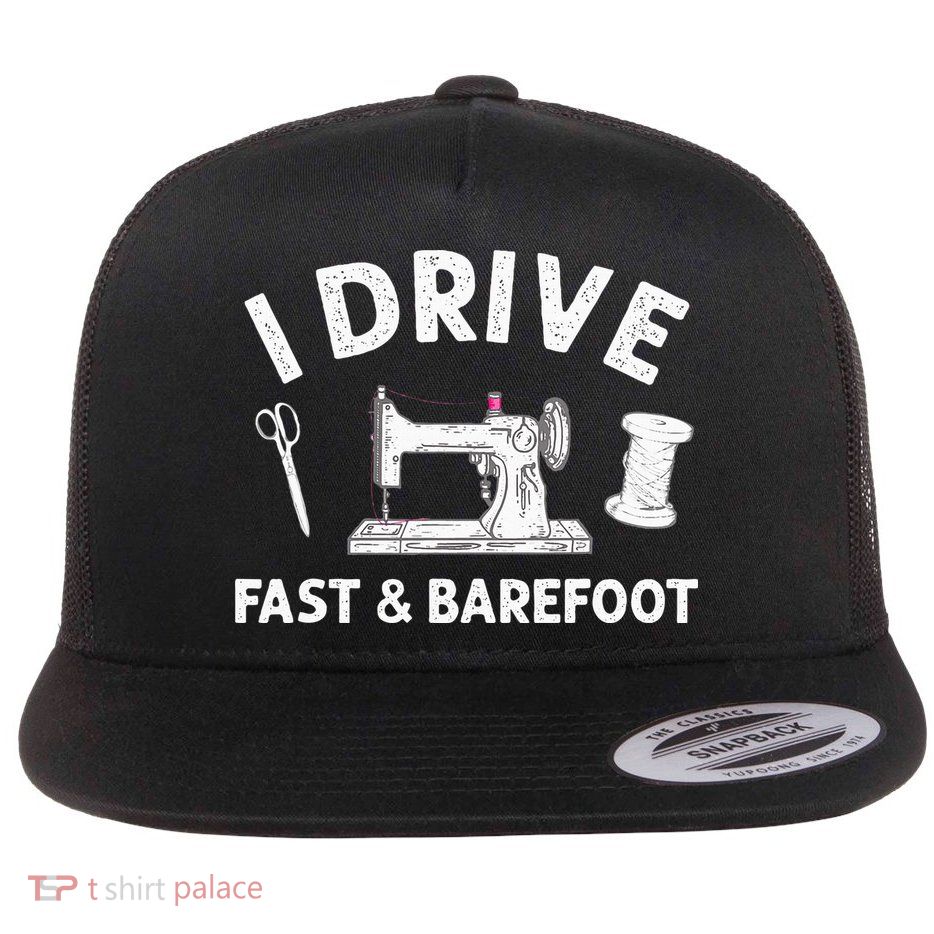 Funny Sewing Knitting Quilting For Sewer Quilter Flatbill Hat