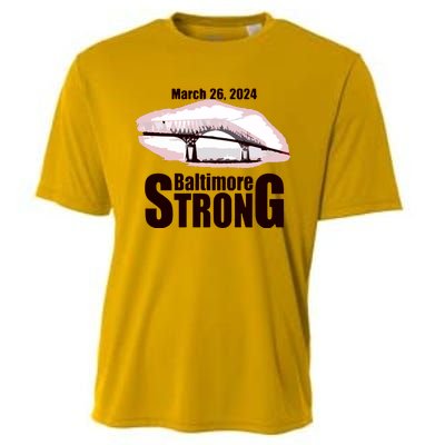 Francis Scott Key Bridge Strong Baltimore Bridge Strong Cooling Performance Crew T-Shirt