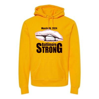 Francis Scott Key Bridge Strong Baltimore Bridge Strong Premium Hoodie