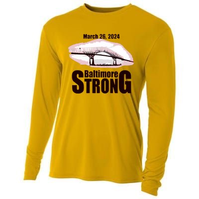 Francis Scott Key Bridge Strong Baltimore Bridge Strong Cooling Performance Long Sleeve Crew