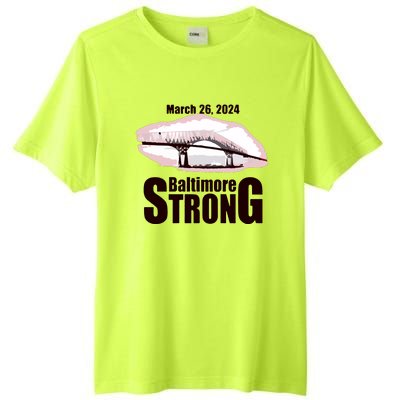 Francis Scott Key Bridge Strong Baltimore Bridge Strong Tall Fusion ChromaSoft Performance T-Shirt