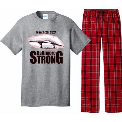 Francis Scott Key Bridge Strong Baltimore Bridge Strong Pajama Set