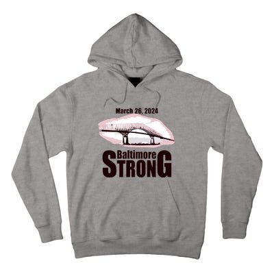 Francis Scott Key Bridge Strong Baltimore Bridge Strong Tall Hoodie