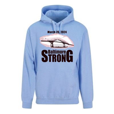 Francis Scott Key Bridge Strong Baltimore Bridge Strong Unisex Surf Hoodie