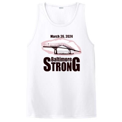 Francis Scott Key Bridge Strong Baltimore Bridge Strong PosiCharge Competitor Tank