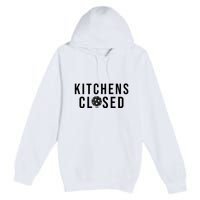 Funny Sport Kitchens Closed Pickleball Gift Premium Pullover Hoodie