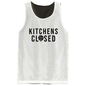 Funny Sport Kitchens Closed Pickleball Gift Mesh Reversible Basketball Jersey Tank