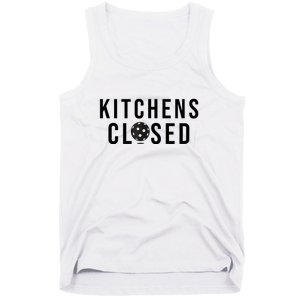 Funny Sport Kitchens Closed Pickleball Gift Tank Top