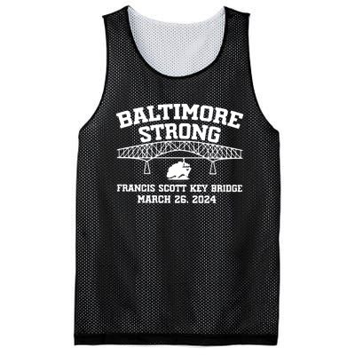 Francis Scott Key Bridge Collapse Mesh Reversible Basketball Jersey Tank