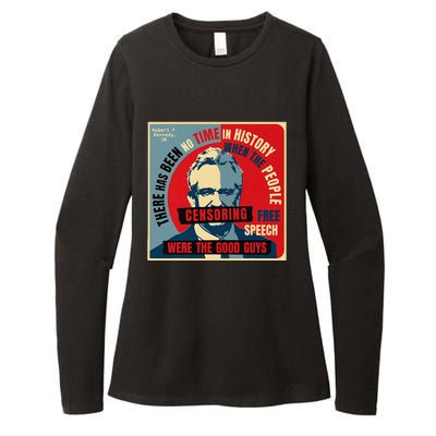 Free Speech Kennedy Coaster Womens CVC Long Sleeve Shirt