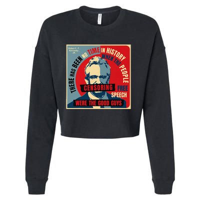 Free Speech Kennedy Coaster Cropped Pullover Crew