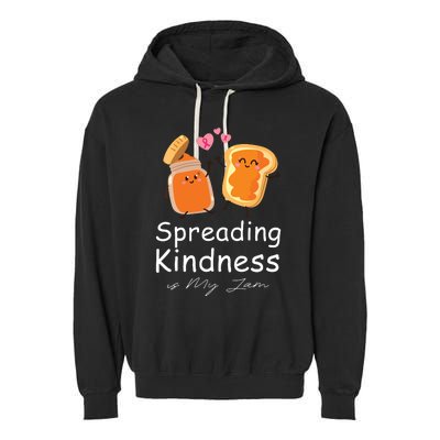 Funny Spreading Kindness Is My Jam Orange Unity Day Garment-Dyed Fleece Hoodie