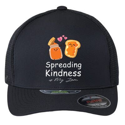 Funny Spreading Kindness Is My Jam Orange Unity Day Flexfit Unipanel Trucker Cap
