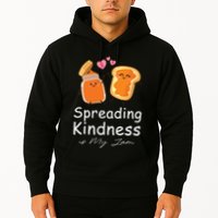 Funny Spreading Kindness Is My Jam Orange Unity Day Hoodie