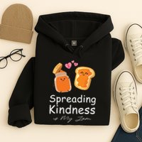 Funny Spreading Kindness Is My Jam Orange Unity Day Hoodie