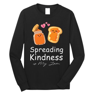 Funny Spreading Kindness Is My Jam Orange Unity Day Long Sleeve Shirt