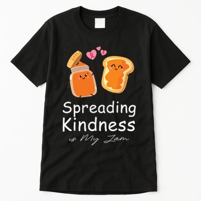 Funny Spreading Kindness Is My Jam Orange Unity Day Tall T-Shirt