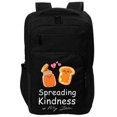 Funny Spreading Kindness Is My Jam Orange Unity Day Impact Tech Backpack