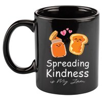 Funny Spreading Kindness Is My Jam Orange Unity Day 11oz C Handle Ceramic Mug