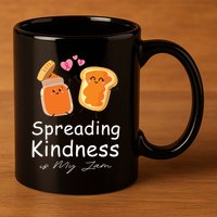 Funny Spreading Kindness Is My Jam Orange Unity Day 11oz C Handle Ceramic Mug