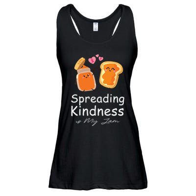 Funny Spreading Kindness Is My Jam Orange Unity Day Ladies Essential Flowy Tank
