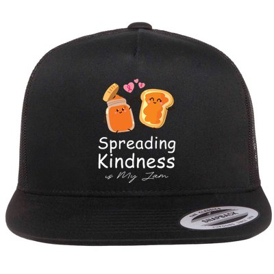 Funny Spreading Kindness Is My Jam Orange Unity Day Flatbill Hat