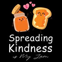 Funny Spreading Kindness Is My Jam Orange Unity Day 16 in Basic Backpack