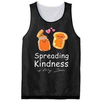 Funny Spreading Kindness Is My Jam Orange Unity Day Mesh Reversible Basketball Jersey Tank