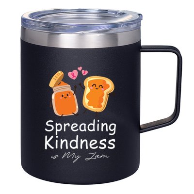 Funny Spreading Kindness Is My Jam Orange Unity Day 12oz Stainless Steel Coffee Mug