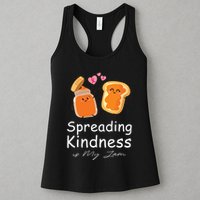Funny Spreading Kindness Is My Jam Orange Unity Day Womens Tank Top
